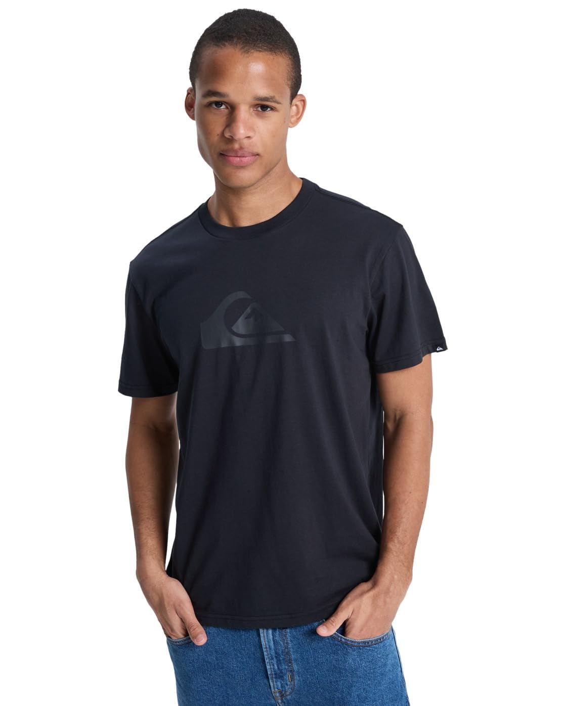 Quiksilver Short-Sleeved T-Shirt EV COMP Logo SS Men's Black L