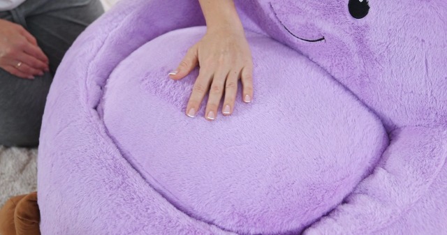 Amazon.com: DUMOS Kids Bean Bag Chair, Stuffed Toddler Couch with