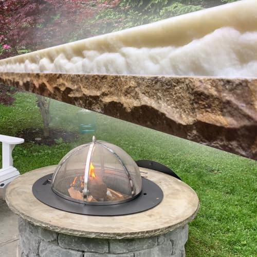 GlobMarble Concrete Countertop Forms – Flexible Urethane Rubber Mold for Custom Concrete Edges – 96” x 2” – Reusable, High-Durability Edge Form for Tables, Stairs, Vanities - CEF 7010