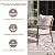 LAUSAINT HOME 4-Piece Patio Conversation Set, Comfortable Oversized Outdoor Furniture Set with Soft Cushion and Storage Metal Coffee Table for Backyard, Porch, Garden and Poolside, Beige