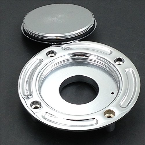 Httmt Mt249-042-Cd Chrome Keyless Gas Cap Twist Off Fuel Tank Cap Compatible With 1997-2003 Suzuki Gsx-R 600 1996-2003 Gsx-R 750 2001-2002 Gsx-R 1000 1999-2007 Suzuki Hayabusa Sv 650 Tlr 1001R #TOP7