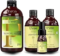 Selagem Nanoplastia Pantovin Com Kit Life Home Care Shampoo Mascara e Tonico Capilar Three Therapy