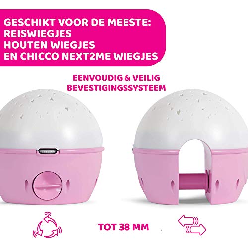 Chicco - Projectielamp Next2Stars - Sterrenprojector voor Baby - Sfeerlicht en Muziek - Voor Babybed of Reiswieg… - Image 5