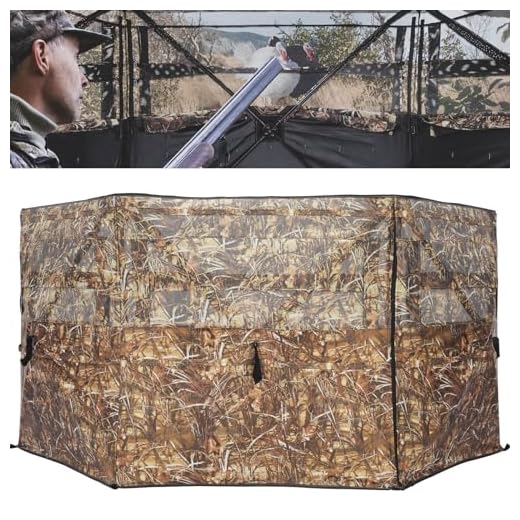 XProudeer Hunting Blind See Through Ground Blinds,Removable Portable Deer Panel Blinds,Hunting Blinds Ground for Deer Duck Turkey Hunting