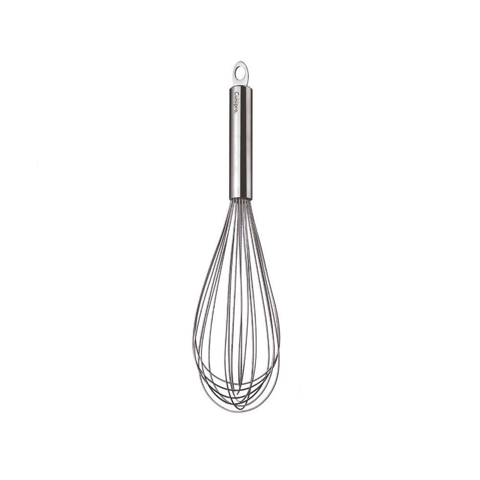 Cuisipro Balloon Whisk, Stainless Steel, 10 Inch, Professional Quality, Heat Resistant