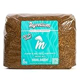 Mycelium Gourmet Mushroom Grow Kit – 5LB Organic All-in-One Substrate with Alder, Soy Hull & Millet – Indoor Cultivation Bag for Wood-Loving Mushrooms – Easy, High-Yield Growing for Home Use