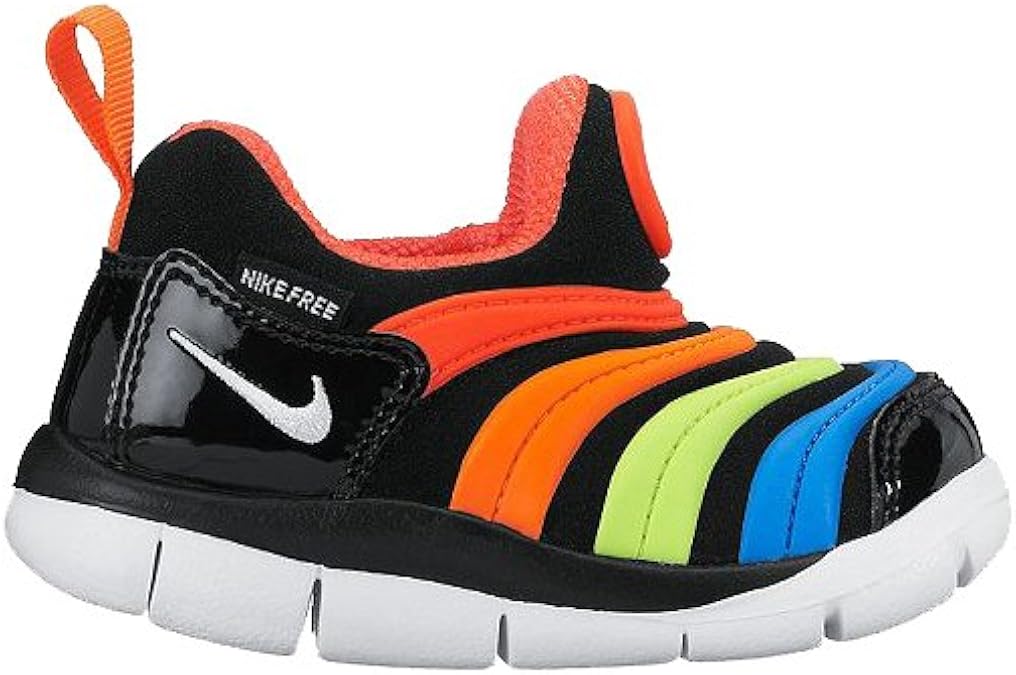 Nike ナイキ キッズ シューズ ダイナモ フリー Td 018 ブラック オレンジ ボルト 14cm Nike ナイキ 運動靴 スニーカー Amazon
