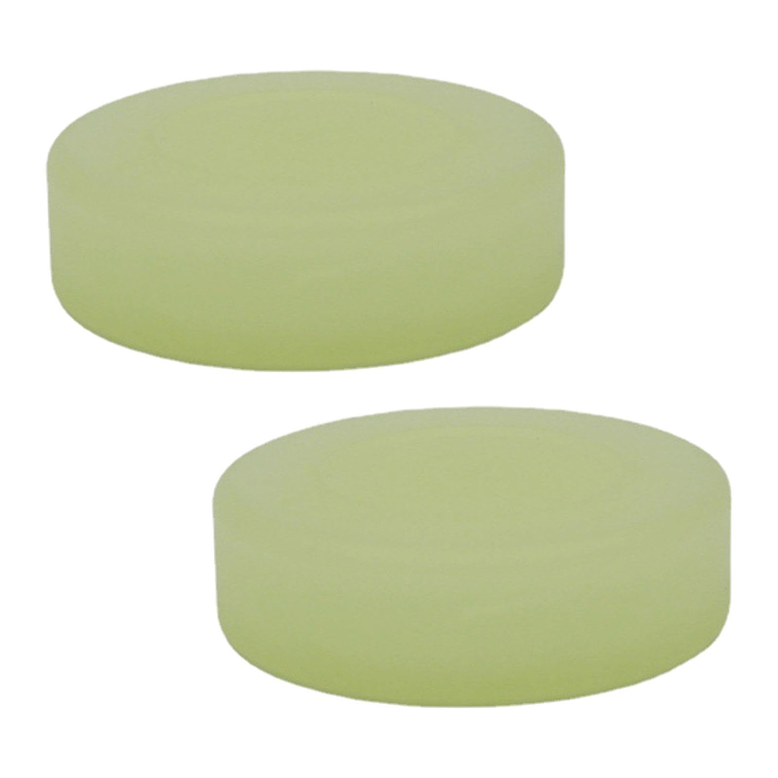 Colaxi 2X Ice Hockey Puck Glow in Dark Street Hockey Balls Gifts Practicing and Classic Training Indoor Game Puck Luminous