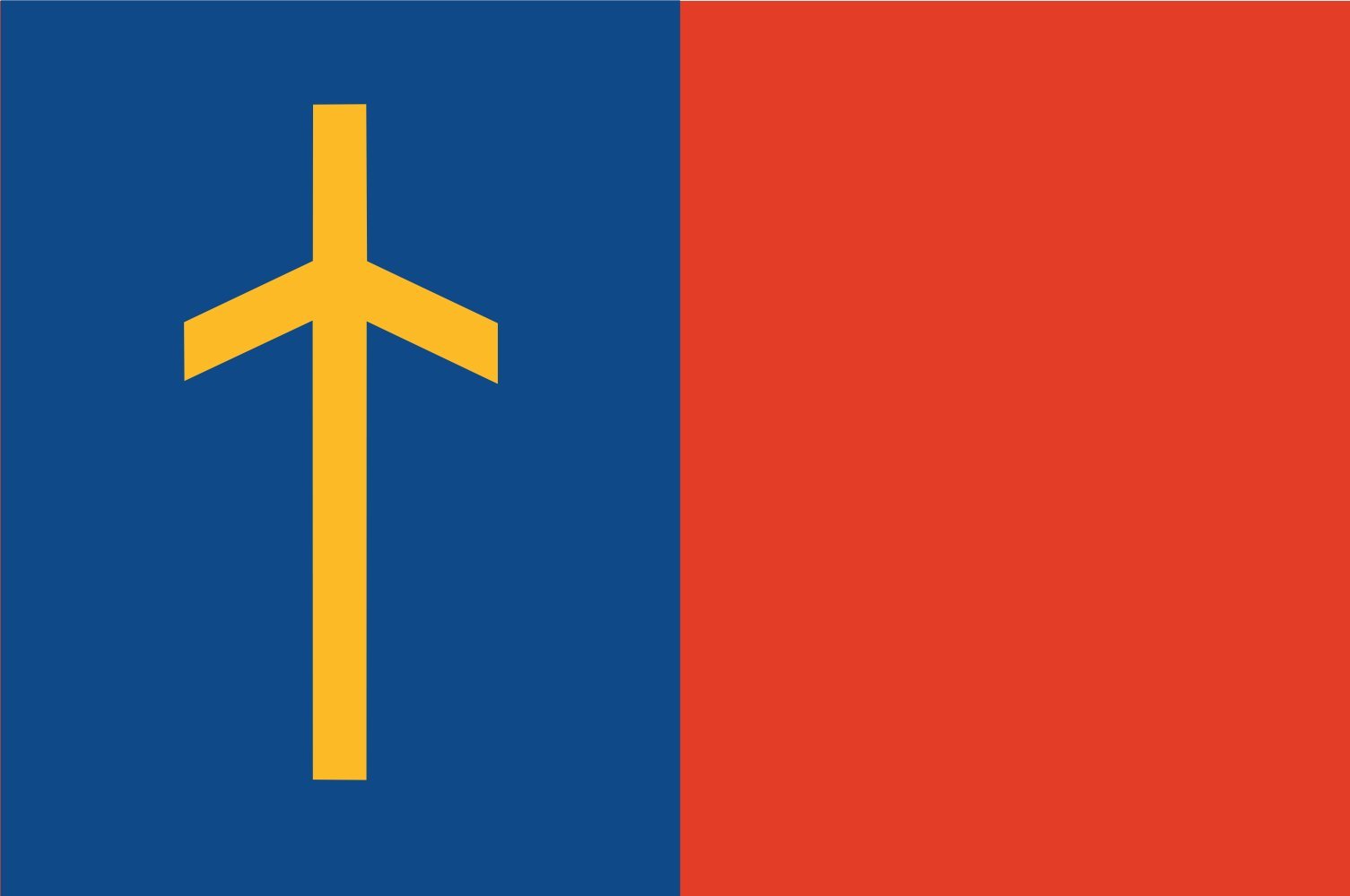 Drapeau Sighnaghi Municipality grand format pavillon extérieur Géorgie
