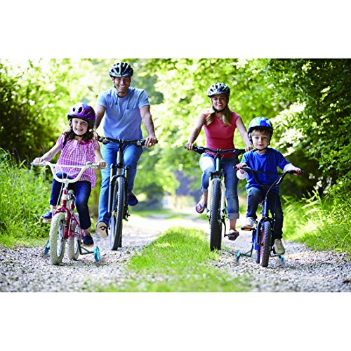 Image of Kids' Bicycle Training Wheels Flash Mute Heavy Duty Rear Wheel with Stabilizers Mounted (for 12 14 16 18 20 inch Kids Bike) 1 Pair + 1 Reflective Tape + 2 Reflective Arm Bands