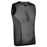 GripGrab PACR Frühling Herbst Ärmelloses Radsport Funktionsunterhemd Herren Sleeveless Rennrad MTB Gravel Bike Mesh Baselayer