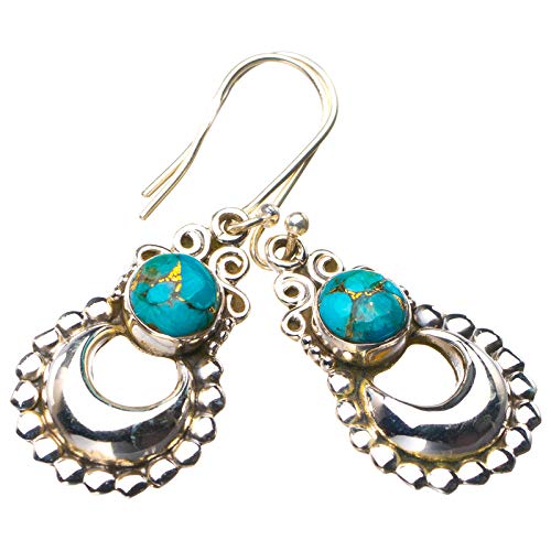 Boucles d'oreilles turquoise vintage et argent 925 pour sublimer vos soirées