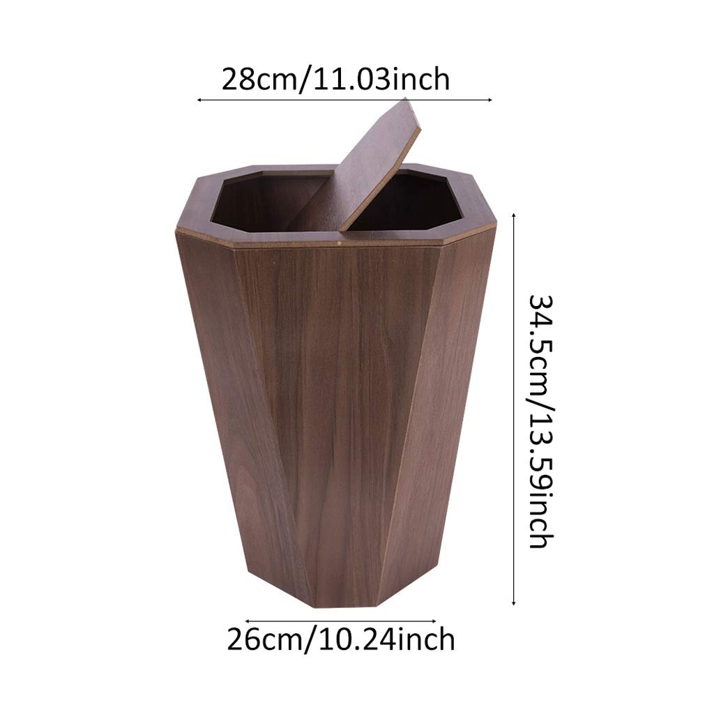 Cubo Basura Natural Madera Papelera Madera Natural 2.3 Galones - Estilo Japonés Para Hogar Capacidad Amplia Boca Ancha Cubo Basura Natural Madera Papelera Madera Natural 2.3 Galones - Estilo Japonés Para Hogar Capacidad Amplia Boca Ancha