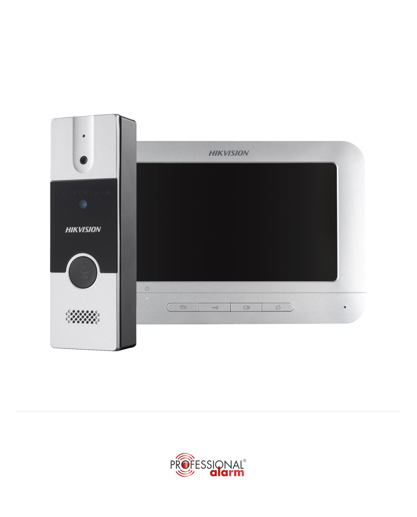 Prama Securitykart Hikvision Video Door Phone Ds-Kis202T Four-Wire Analog Bundle Villa Kit - 1080P-image-21