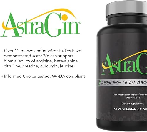 Miniatura 3 de AstraGin Potenciador de biodisponibilidad máxima para suplementos pre-entrenamiento, BCAA y proteína en polvo
