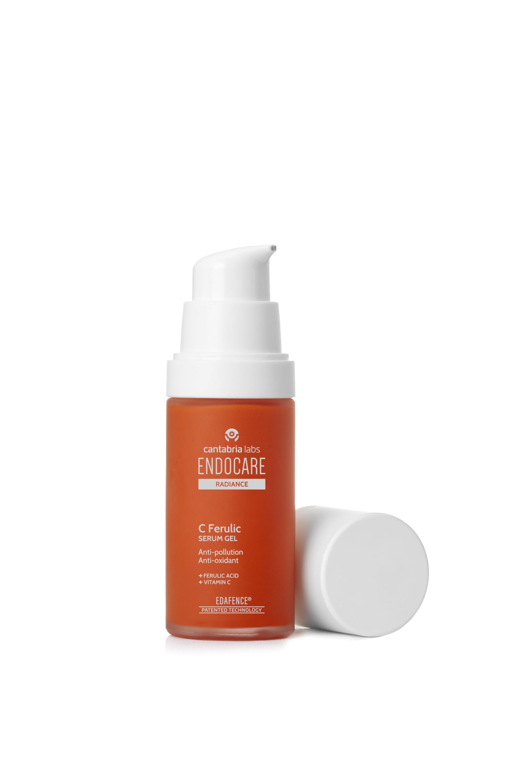 Cantabria Labs Endocare Radiance C Ferulic Serum Żelowe Serum Przeciwpolukcyjne i przeciwutleniające z witaminą C i kwasem ferulowym, szybkie wchłanianie, do wszystkich rodzajów skóry, 30 ml
