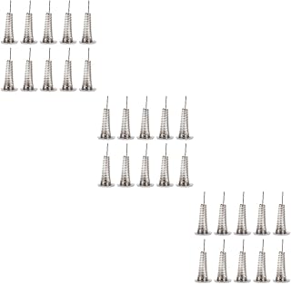 Amosfun 36 Peças Acessórios DIY Acessórios De Argila Para Carro Acessório De Carro Automático Balanço Mola Balançando Cabeça Bobbleheads Painel De Controle Bases De Mola De Brinquedo Base