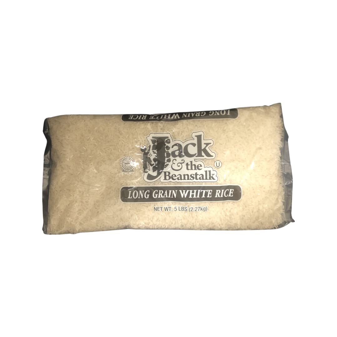 Buy Jack and The Beanstalk Long Grain White Rice 5lb Long Grain Rice (Pack of 1) Online at