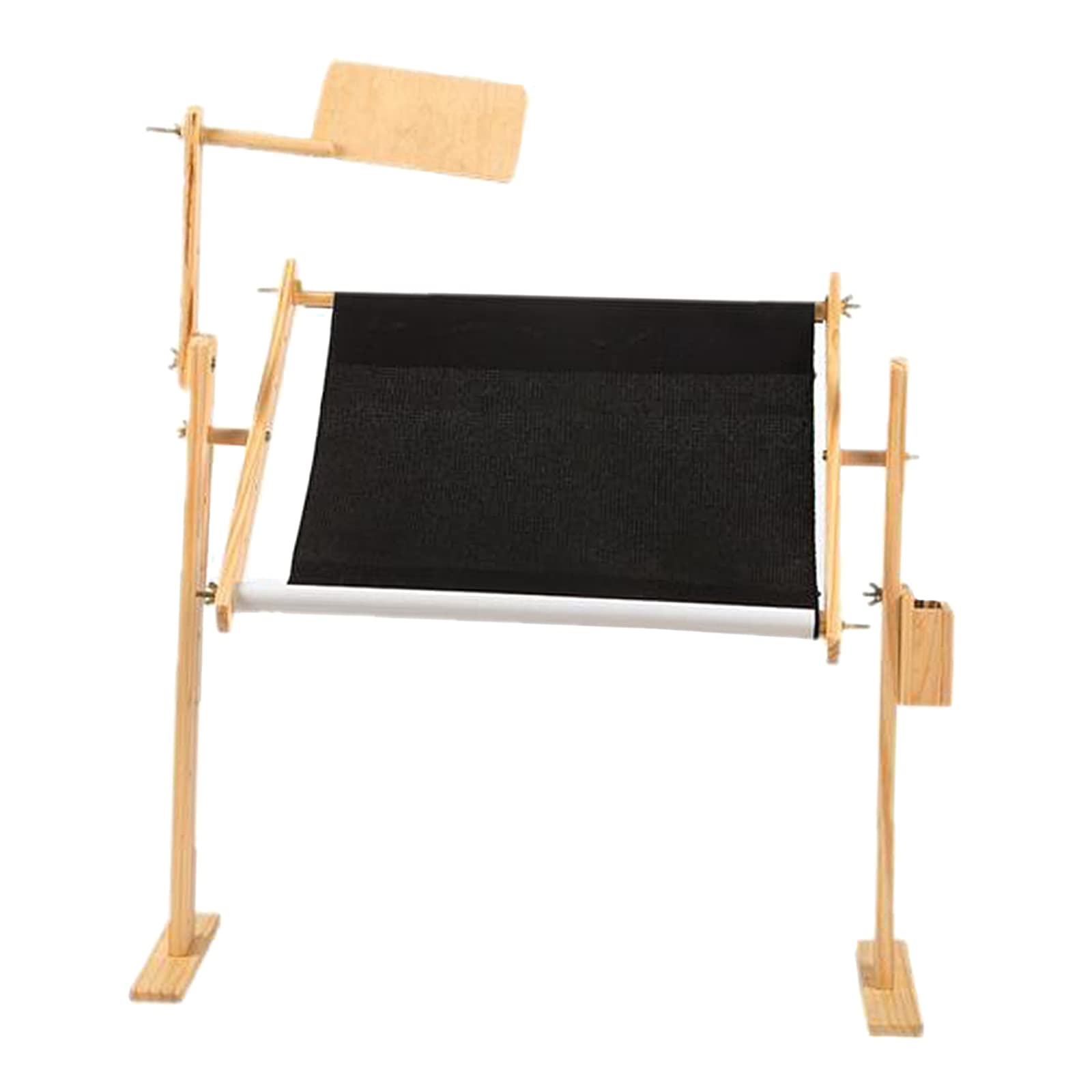 Telaio per Punto Croce, Cerchio Da Ricamo, Supporto in Legno, Accessori Regolabili per Lavori Manuali, Quilting, Ricamo, Stanza Dei Lavori Creativi, Beige