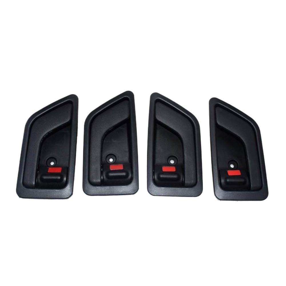Hjwnydmvx 4Pcs Kit Left And Right Black Interior Door Handle Compatible With Getz 2002 To 2011 82610 1C000 82620 1C000(4Pcs Kit)