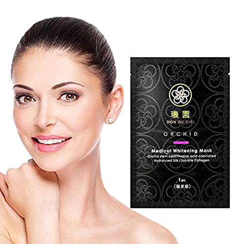 Collegan - Máscara facial iluminadora antienvejecimiento, celda de tallo de orquídea, aminoácidos, seda hidrolizada, ceramida, extracto de aloe,