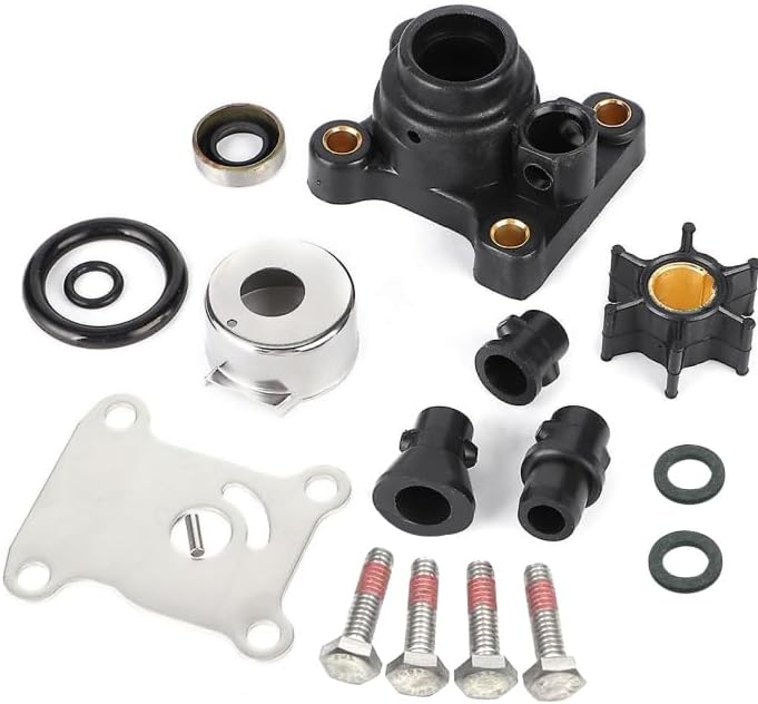 394711 Boat Water Pump Impeller Repair Kit for Johnson Evinrude 8-15 HP Outboard Motors replaces 0394711 Sierra 18-3327 18-3400 Marine Engine image 2 of 6 B0D692F6VQ