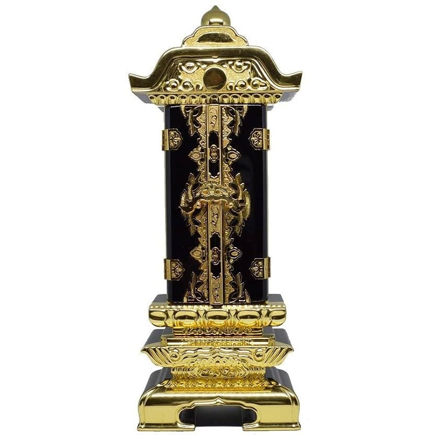 Amazon｜【文字入れ込み】前金二重回出位牌 本金箔仕上げ 3.0寸