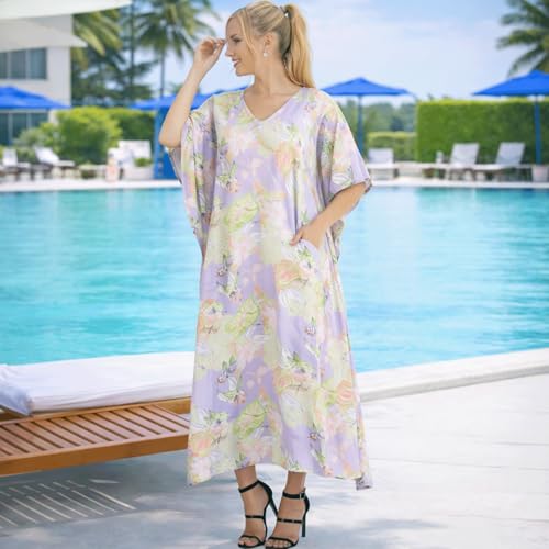 Image of Miss Lavish London Women's Kaftan- Kaftan Dress for Casual, Party, Evening, Vacation and Everyday Wear
