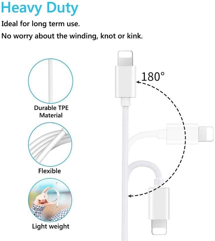 [Apple MFi Certified] AUX Cord for iPhone, Veetone 3FT Lightning to 3.5mm AUX Audio Stereo Cable Compatible for iPhone 14 13 12 11 Pro/XS/XR/X/SE/8/iPad/iPod to Car Stereo/Home Speaker/Headphone-White