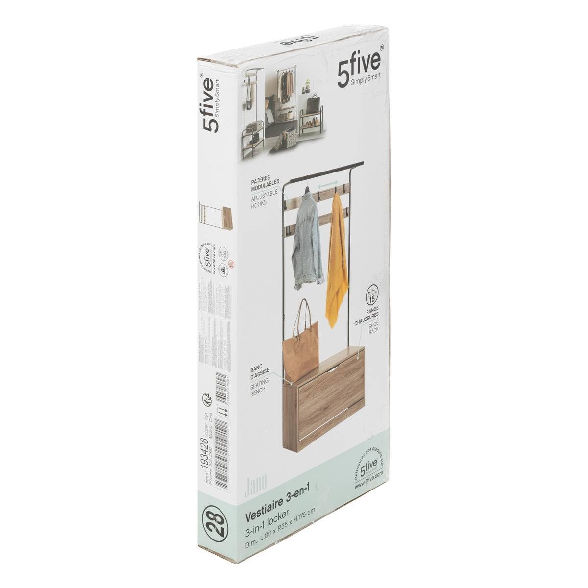 FIVE vestiaire Range Chaussures jano, Beige