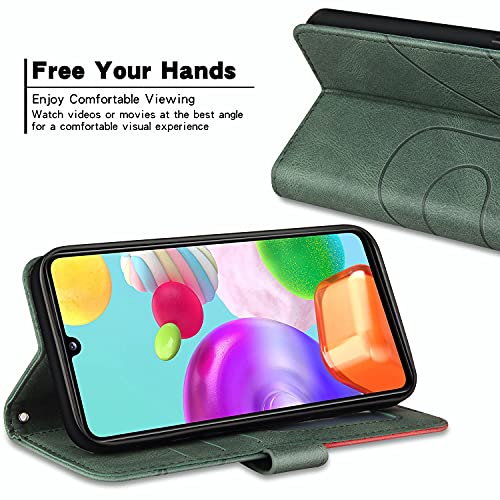 SUMIXON Cover per Galaxy A41, Custodia in PU Pelle...