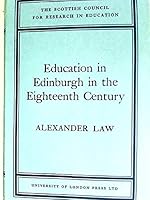 Education in Edinburgh in the Eighteenth Century B0000CMQ8D Book Cover