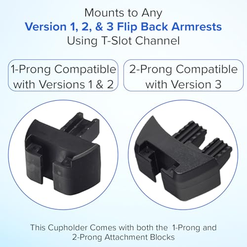 image for AlveyTech Cup Holder for Quantum Power Chairs with Tru-Balance 3 Seati