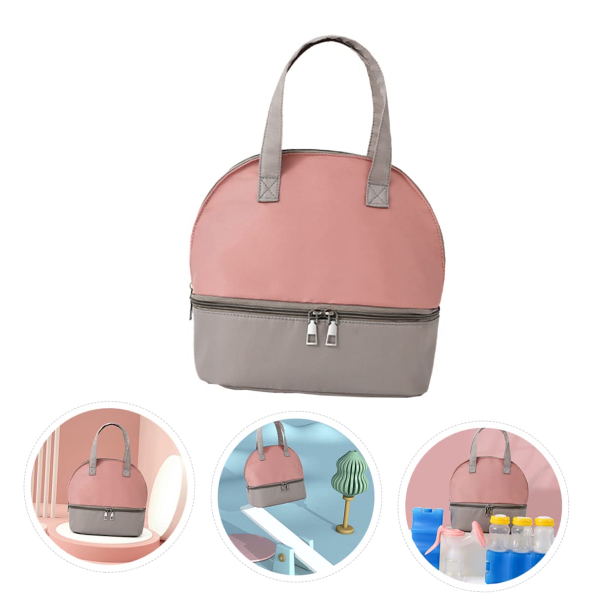 Abaodam Lot De 2 De Rangement pour Lait Maternel pour Biberons d'allaitement pour Conserver La Fraîcheur pour L'extérieur