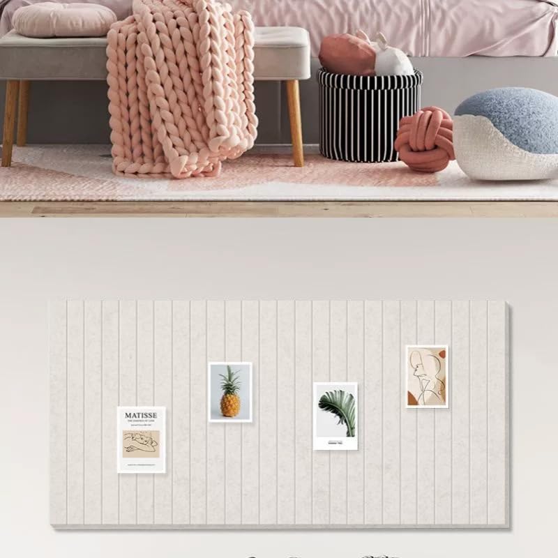 Große Filz-Pinnwand Selbstklebend, 91x61 Cm | Inkl. 35 Nadeln | Für Büro, Homeoffice & Kinderzimmer
