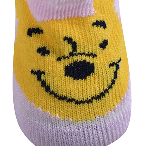Disney Baby Girls' Winnie The Pooh Multi-Pack Quarter Socks3