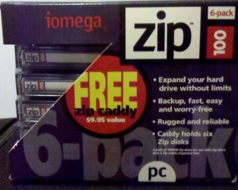 Iomega - 6 X Zip - 100 Mb - Pc - Storage Media #TOP22