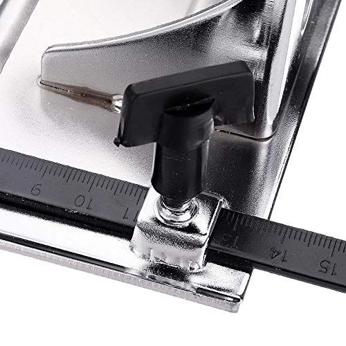 Soporte de amoladora angular accesorio de corte con cubierta y placa base ajustable 7