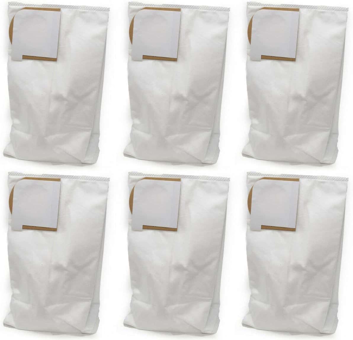 Replacement 6-Pack 5 Ply Type W Vacuum Cleaner Bags for Riccar Brilliance BRLD BRLP BRLS BRLD-Retriever for Simplicity Synchrony SCRP SCRD CRS SCRC Models