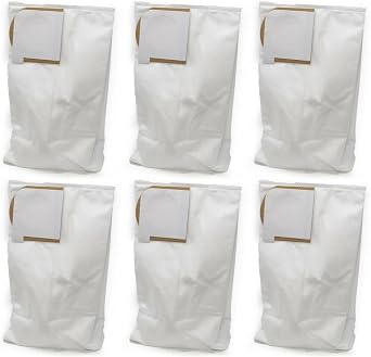 MaxLLTo Pack of 6 Replacement 5 Ply Type W Vacuum Cleaner Bags Compatible for Riccar Brilliance BRLD BRLP BRLS BRLD-Retriever for Simplicity Synchrony SCRP SCRD CRS SCRC Models