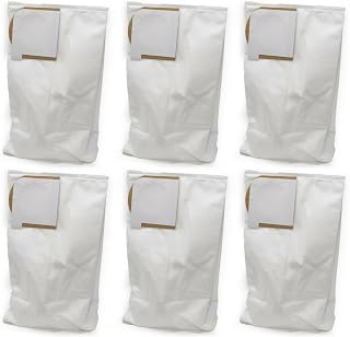 LEFITPA Replacement 6-Pack 5 Ply Type W Vacuum Cleaner Bags for Riccar Brilliance BRLD BRLP BRLS BRLD-Retriever for Simplicity Synchrony SCRP SCRD CRS SCRC Models