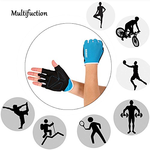 EULANT Unisex Sporthandschoenen Halve Vinger Ademend Maas Fitness handschoenen voor Wielersport Dans Gewichtheffen… - Image 6