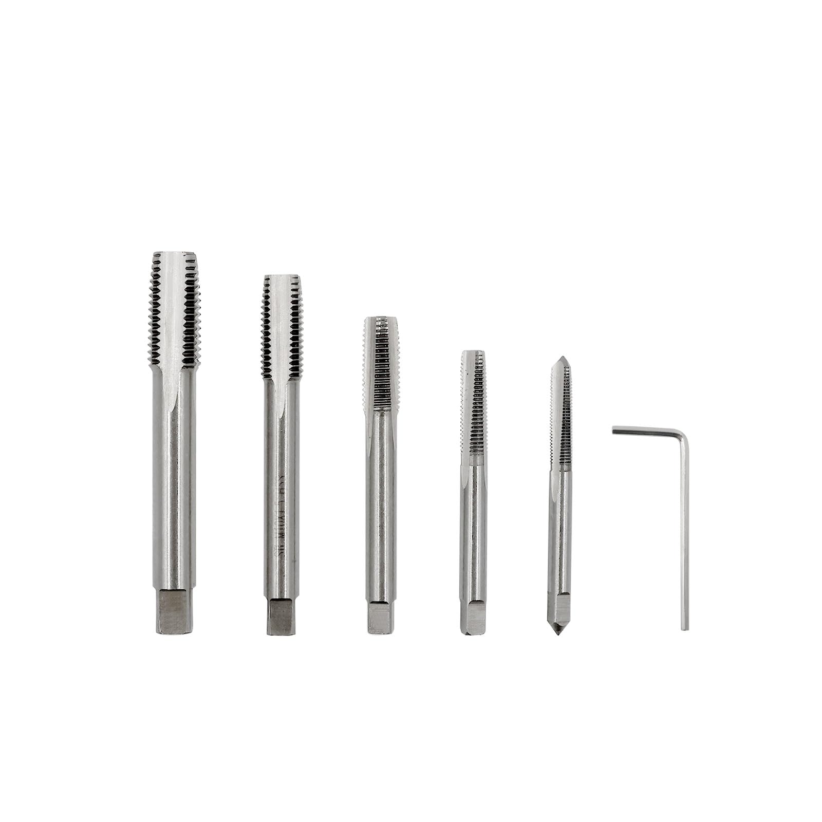 Kit di riparazione per filettatura, 131 pezzi, con inserti M5, M6, M8, M10, M12, manicotti, strumenti di riparazione filettatura, inserti filettati