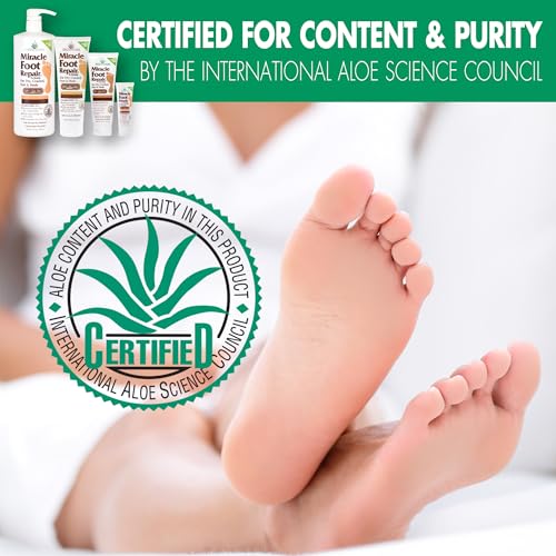 Miracle Of Aloe 799998785371 Miracle Foot Repair Cream (8 Oz / 2-Pack) Repairs Dry Cracked Heels And Feet thumb #2