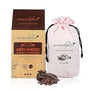 Aromahpure After Smoke Car Perfume Flakes | Dark Desire - Coffee, Chocolate, Vanilla | 50 Grams, 1 Piece | After Smoke Scented Flakes | Car Air Freshener