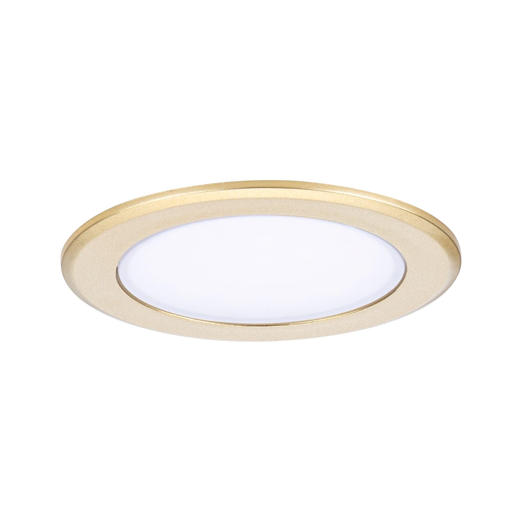 Paulmann 93124 Encastrés meubles LED kit de 3 65 mm 3x2,5W 3x180lm 230/12V 4000 K Doré mat
