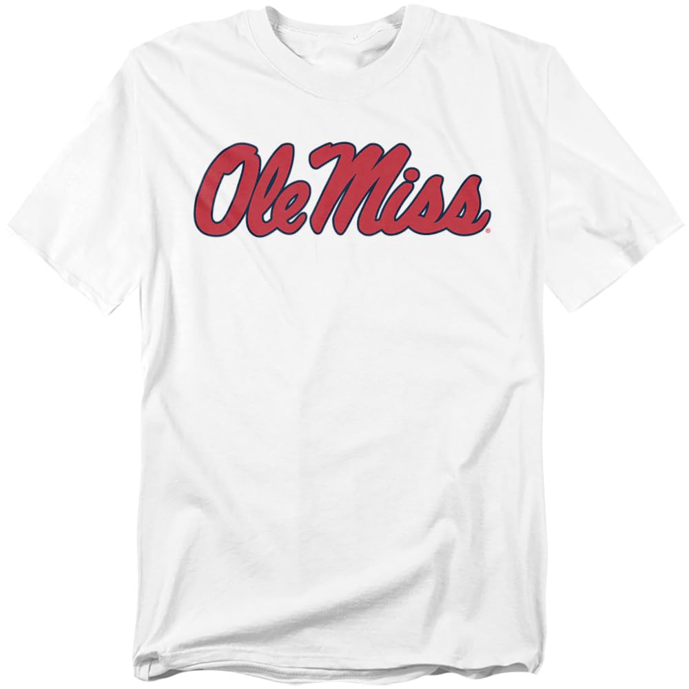University of Mississippi Official Stacked Unisex Adult T Shirt
