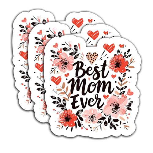 Best Mom Ever Sticker Mom Waterproof Vinyl Sticker Decal
