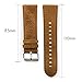 Lamshaw Leather Strap Replacement Band for Michael Kors Smartwatch Strap (Leather-Brown)