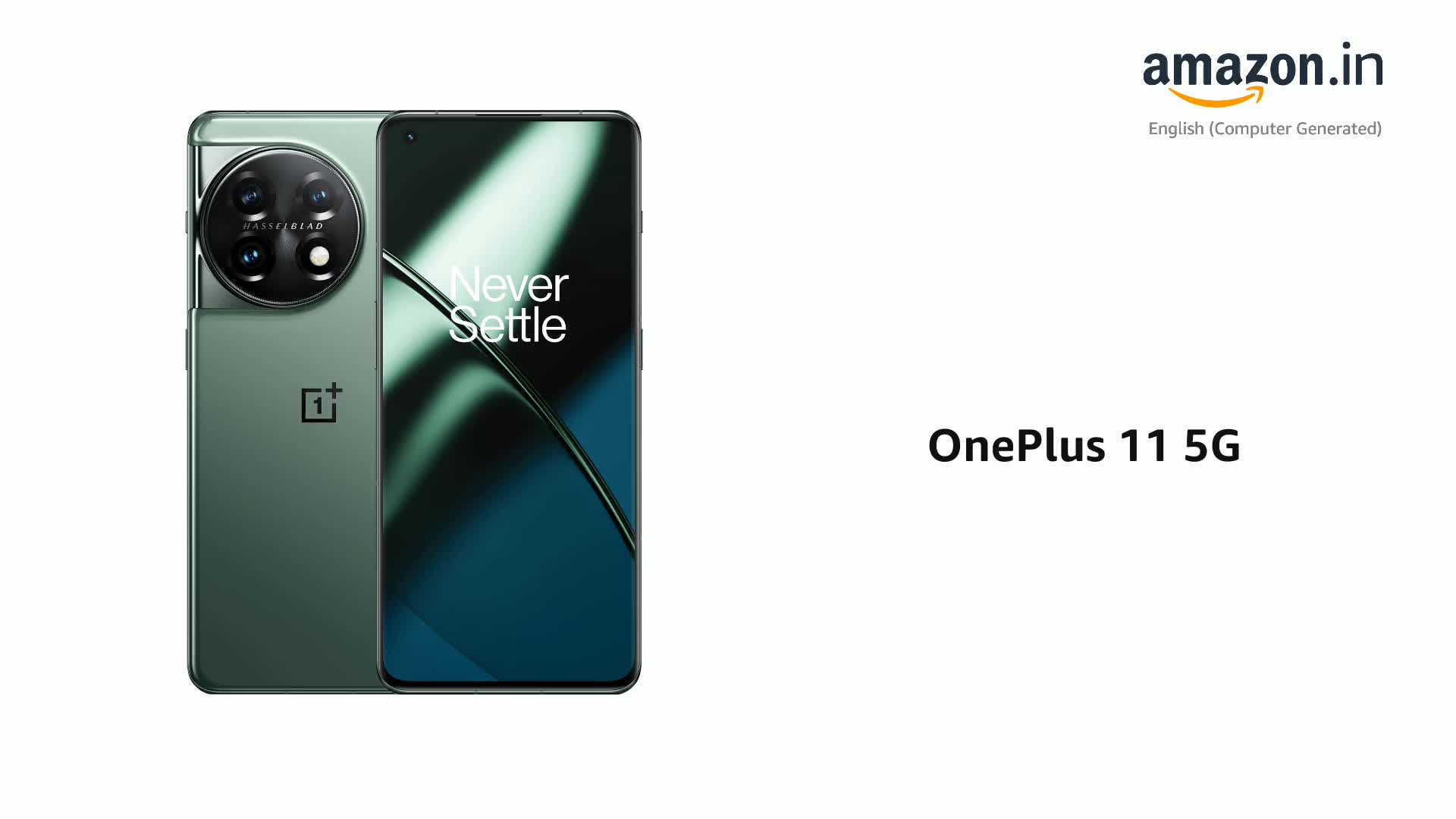 Refurbished) OnePlus 11 5G (Eternal Green, 16GB RAM, 256GB Storage 